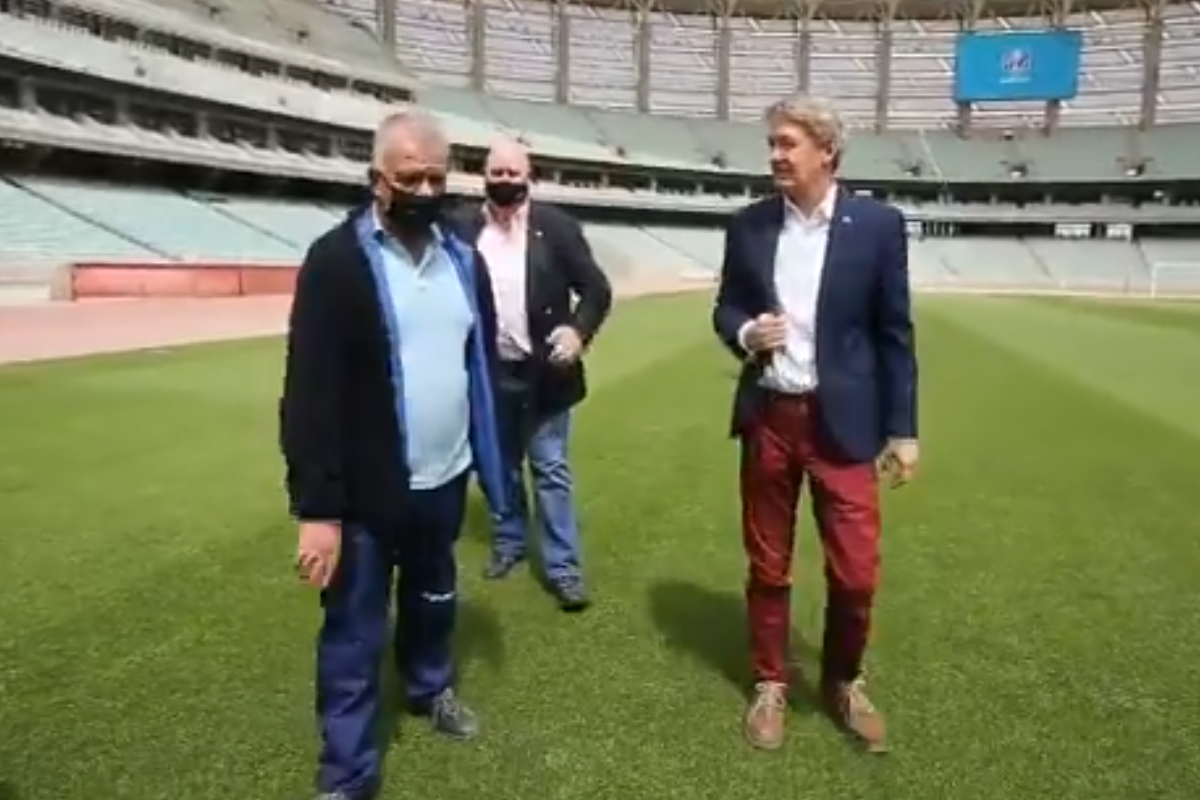 British ambassador visited Baku Olympic Stadium-VIDEO 