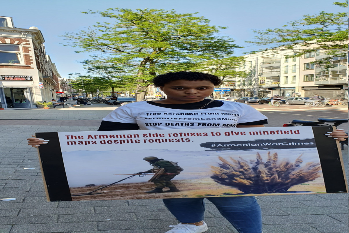Акции протеста против действий Армении прошли в нидерландских городах