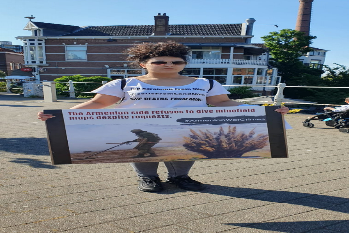 Акции протеста против действий Армении прошли в нидерландских городах