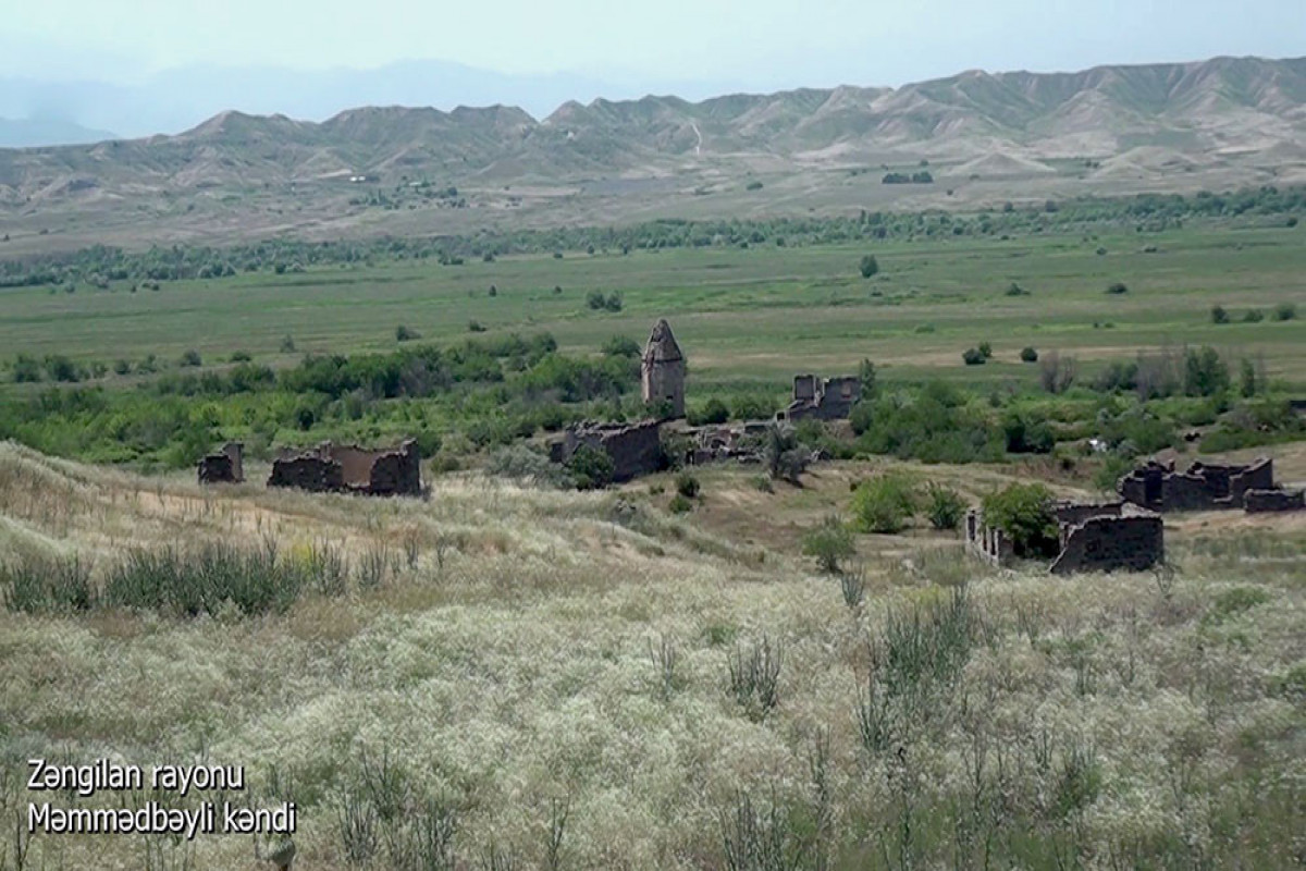Azerbaijani MoD releases video footage of the Mammadbayli village of the Zangilan region