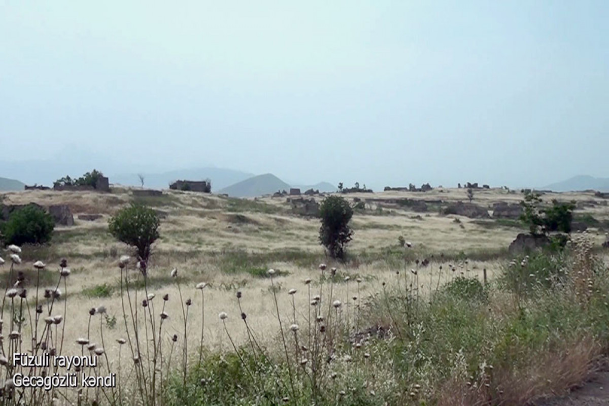Azerbaijani MoD releases video footage of the Gejagozlu village of the Fuzuli region-VIDEO 