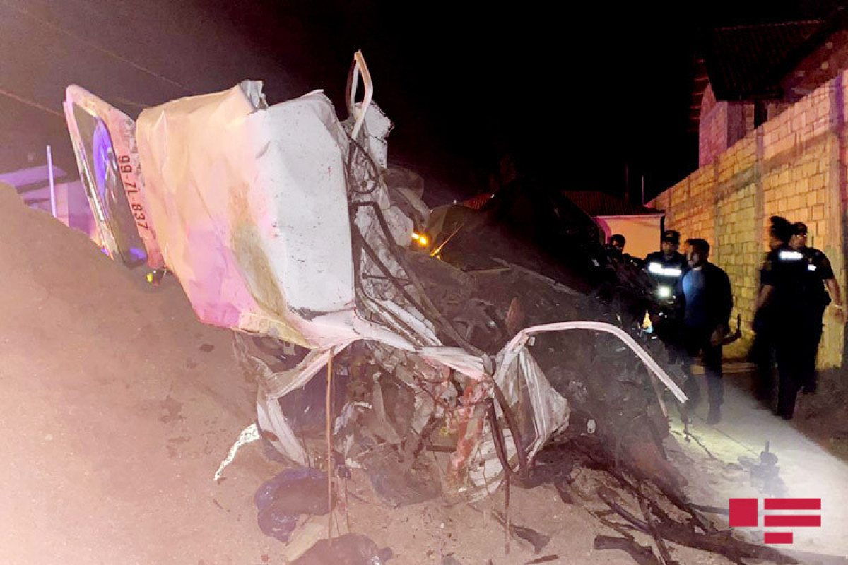 В Баку пьяный водитель стал виновником гибели 4 человек-ФОТО -ВИДЕО 
