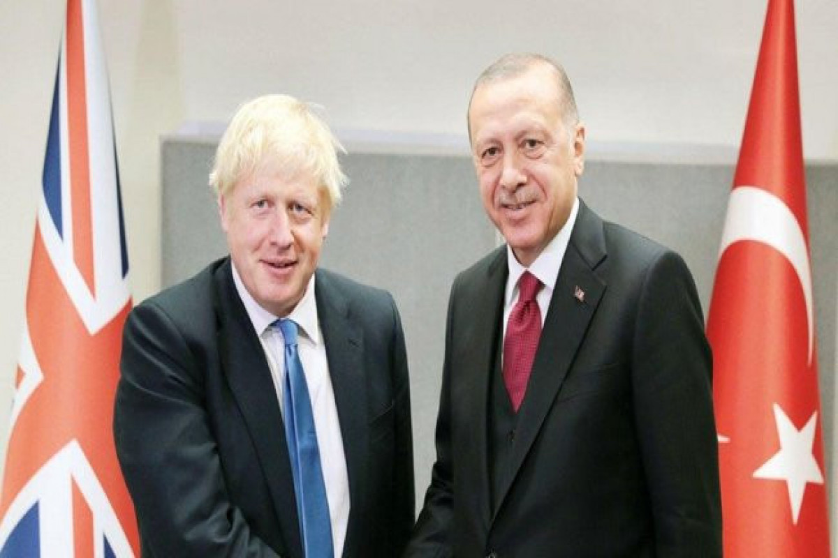 Recep Tayyip Erdogan and Boris Johnson
