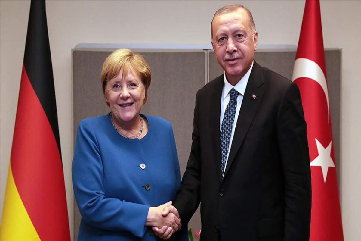 Angela Merkel and Recep Tayyib Erdogan