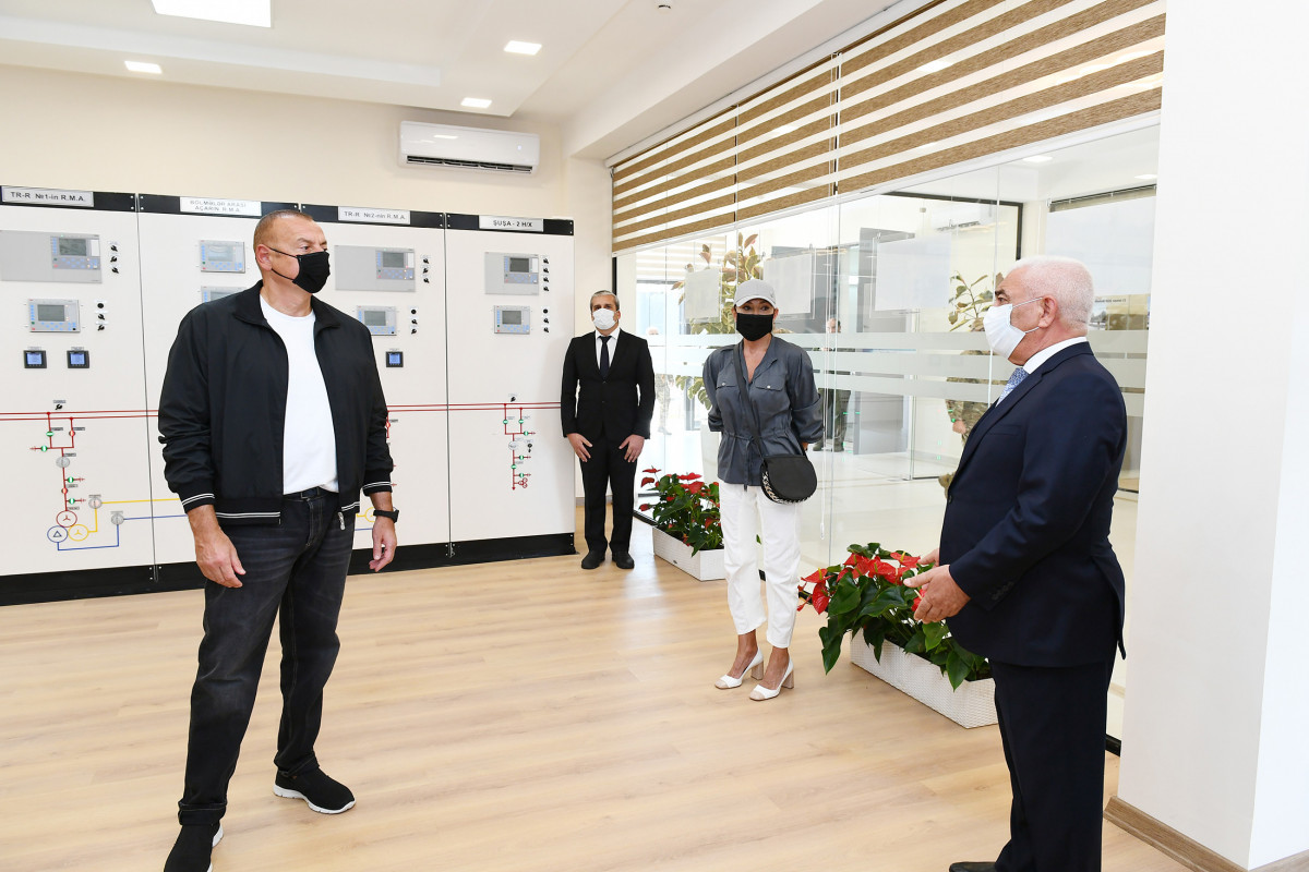 Prezident İlham Əliyev “Füzuli” yarımstansiyasının açılışını edib - FOTO  - YENİLƏNİB 
