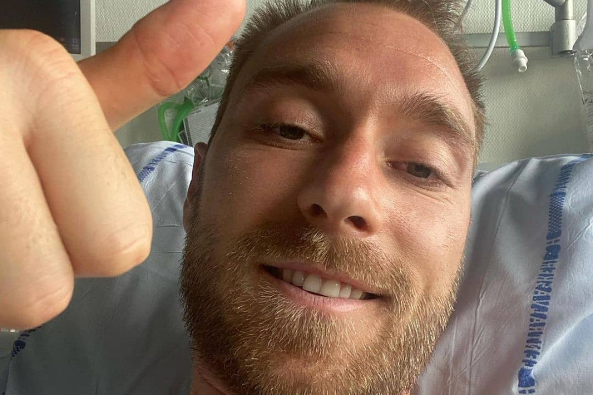 Christian Eriksen sends message from hospital after collapsing during Euro 2020 match