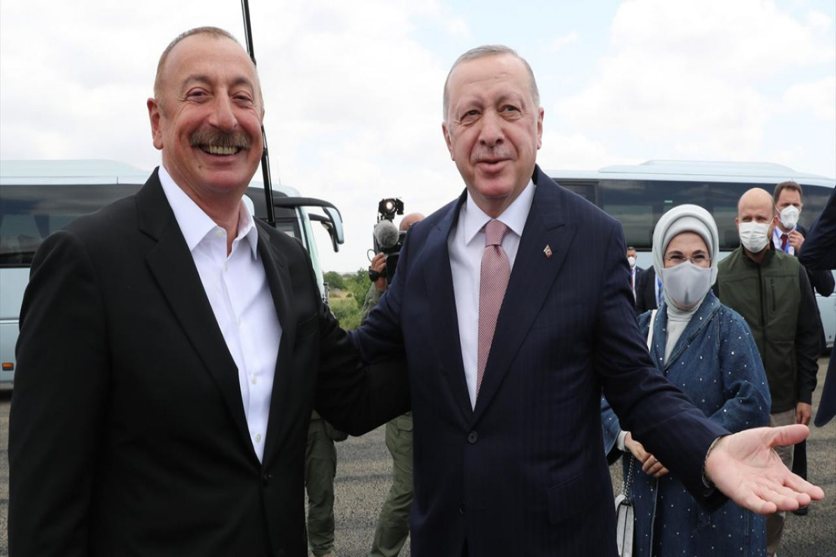 Президент Ильхам Алиев встретил Реджепа Тайипа Эрдогана в Физулинском районе-ФОТО 