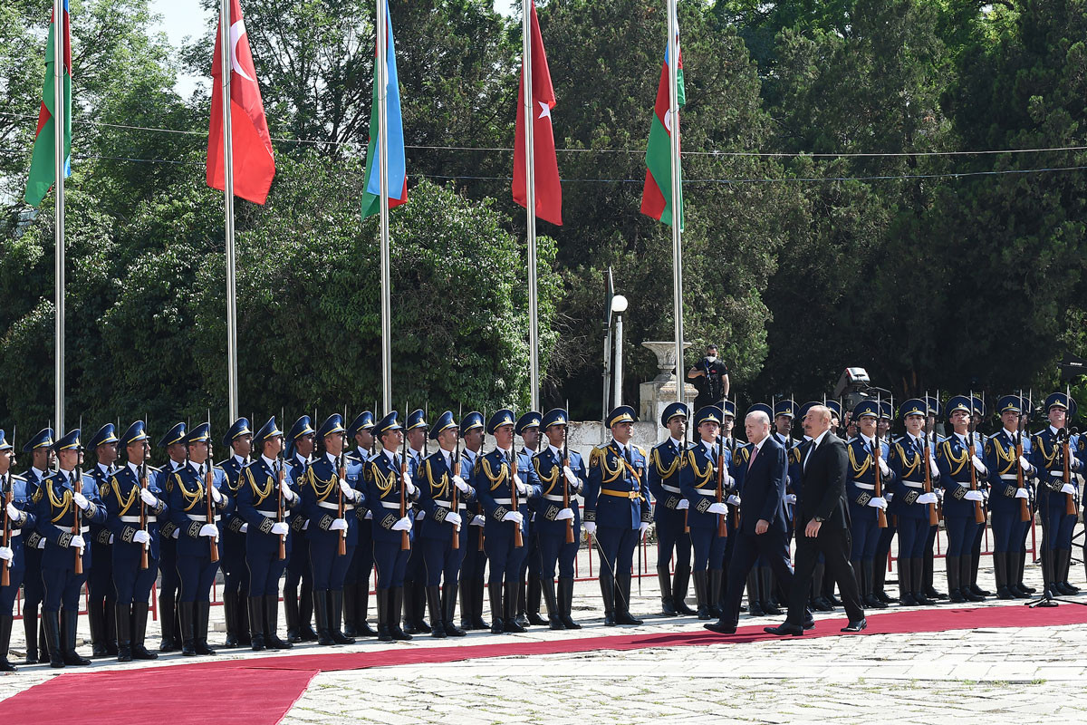 Состоялась официальная церемония встречи Эрдогана в Шуше-ВИДЕО -ОБНОВЛЕНО-1 