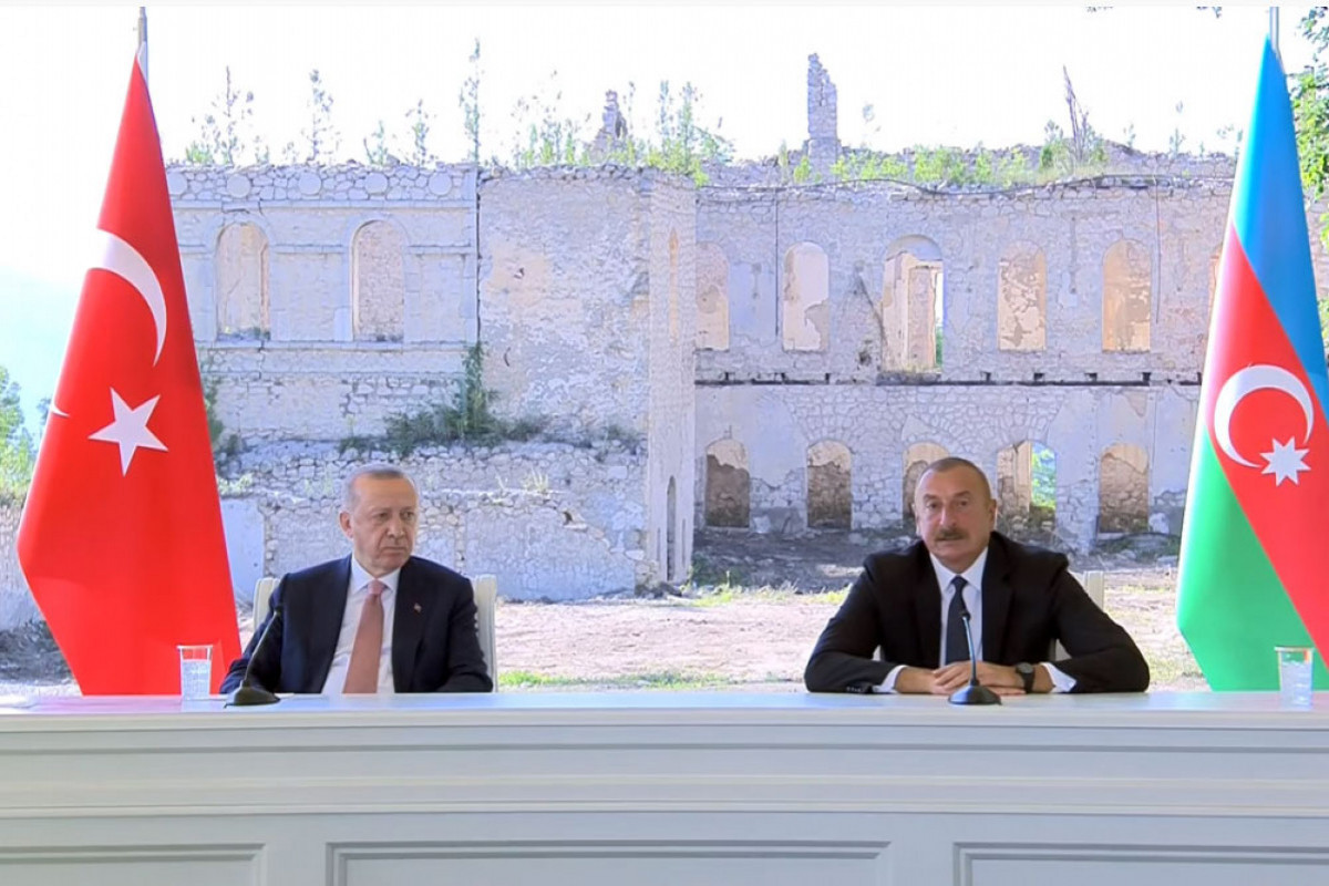 Совместная пресс-конференция президентов Азербайджана и Турции
