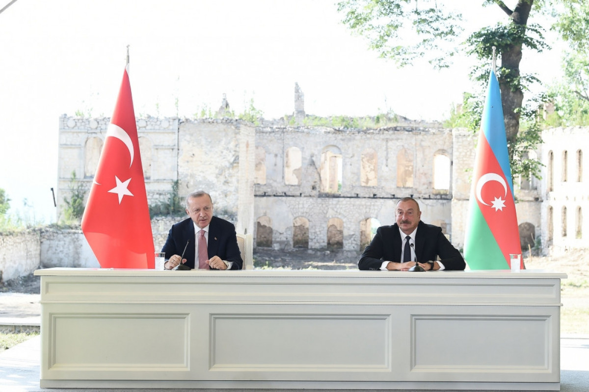 Azerbaijani, Turkish presidents made press statements-UPDATED 