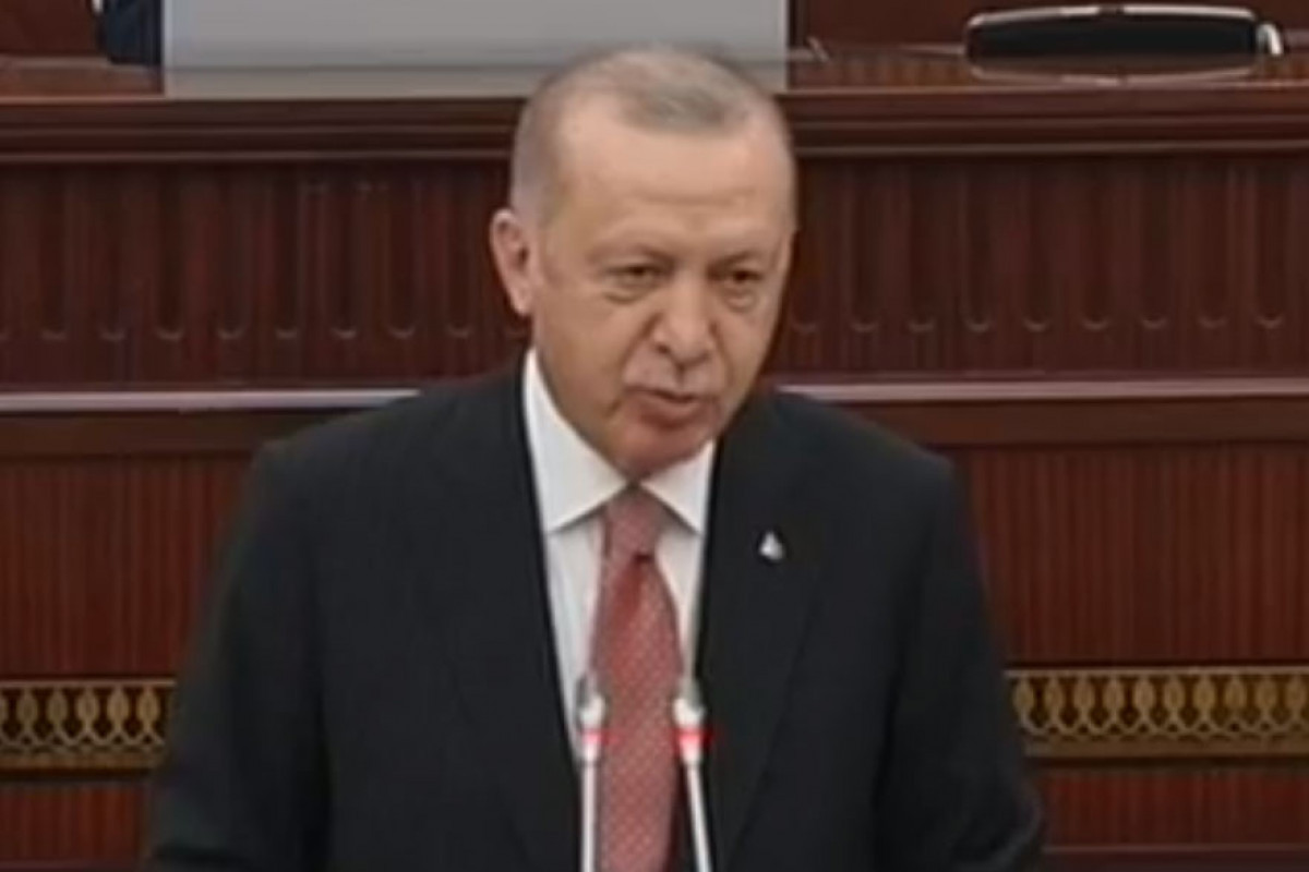 Президент Турции выступил в парламенте Азербайджана-ВИДЕО 