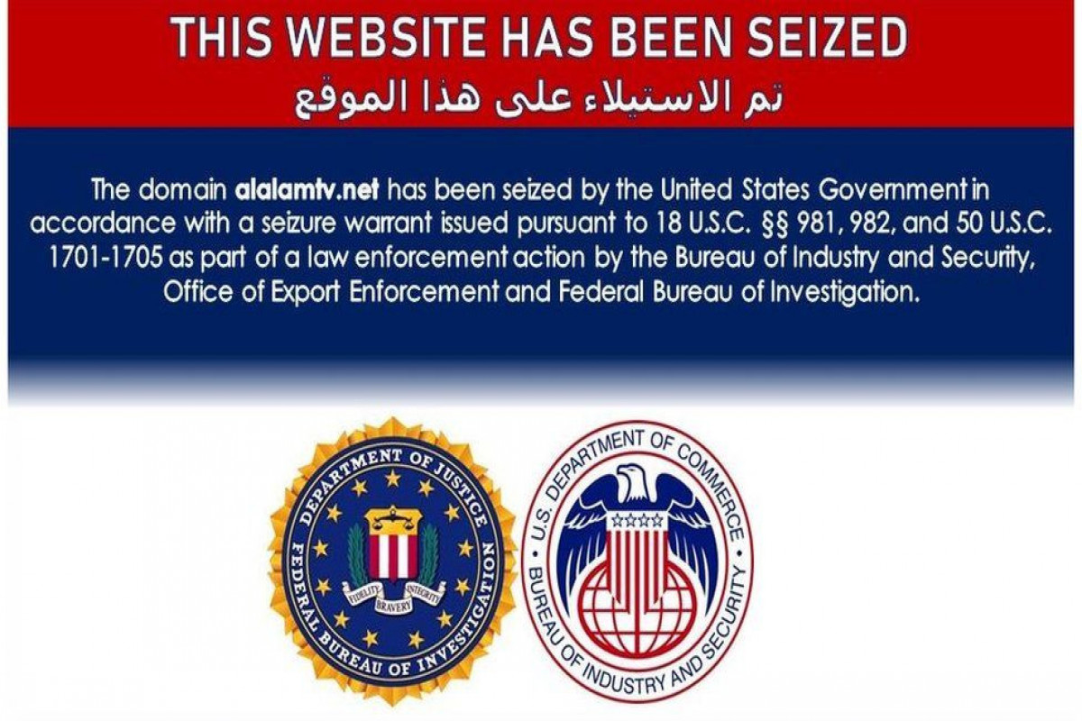 US government blocks Iran-affiliated news websites