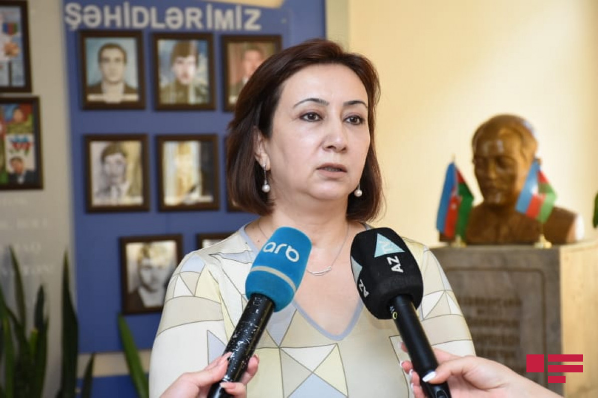 head of Baku City Education Department Mehriban Valiyeva