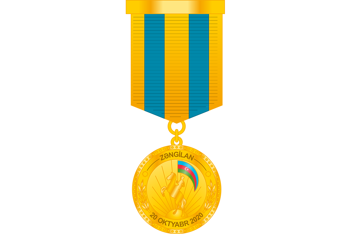 “Zəngilanın azad olunmasına görə” medalı