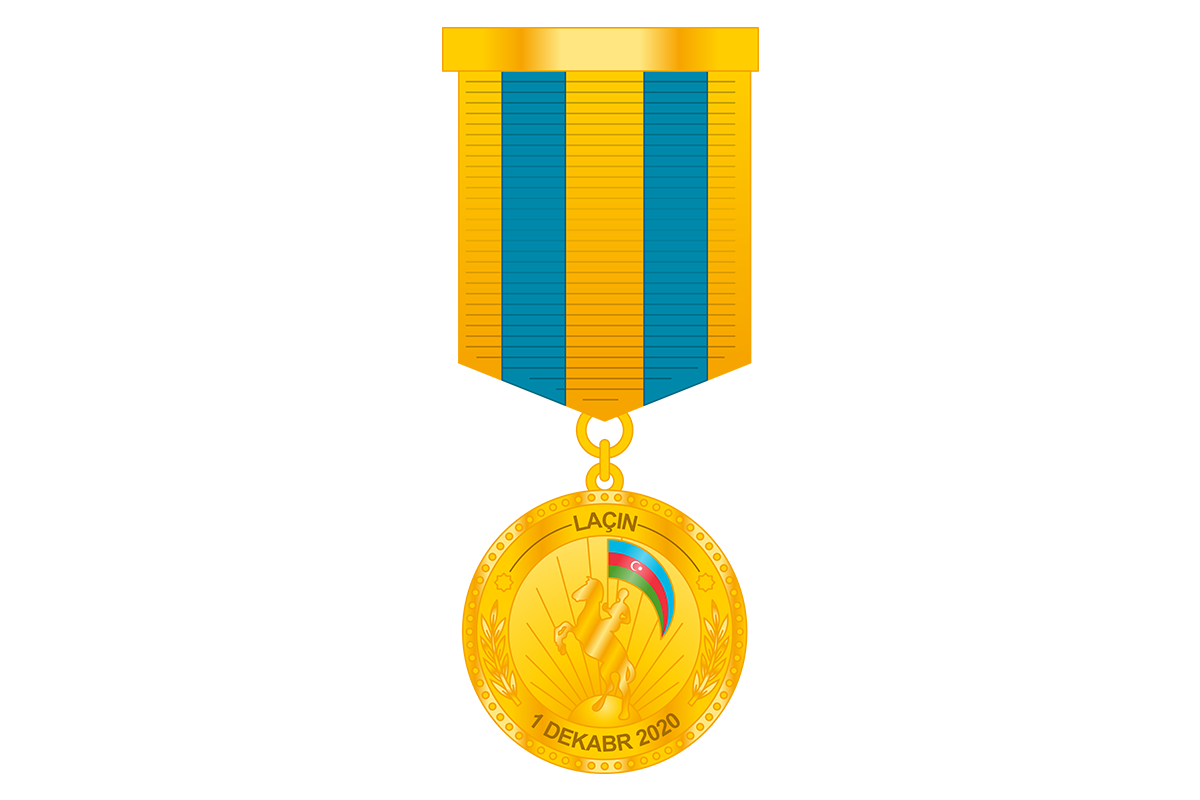 Bir qrup hərbi qulluqçu “Laçının azad olunmasına görə” medalı ilə təltif edilib 