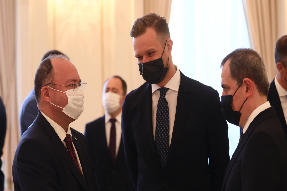 Хикмет Гаджиев и Джейхун Байрамов встретились с главами МИД Литвы, Австрии и  Румынии-ОБНОВЛЕНО 
