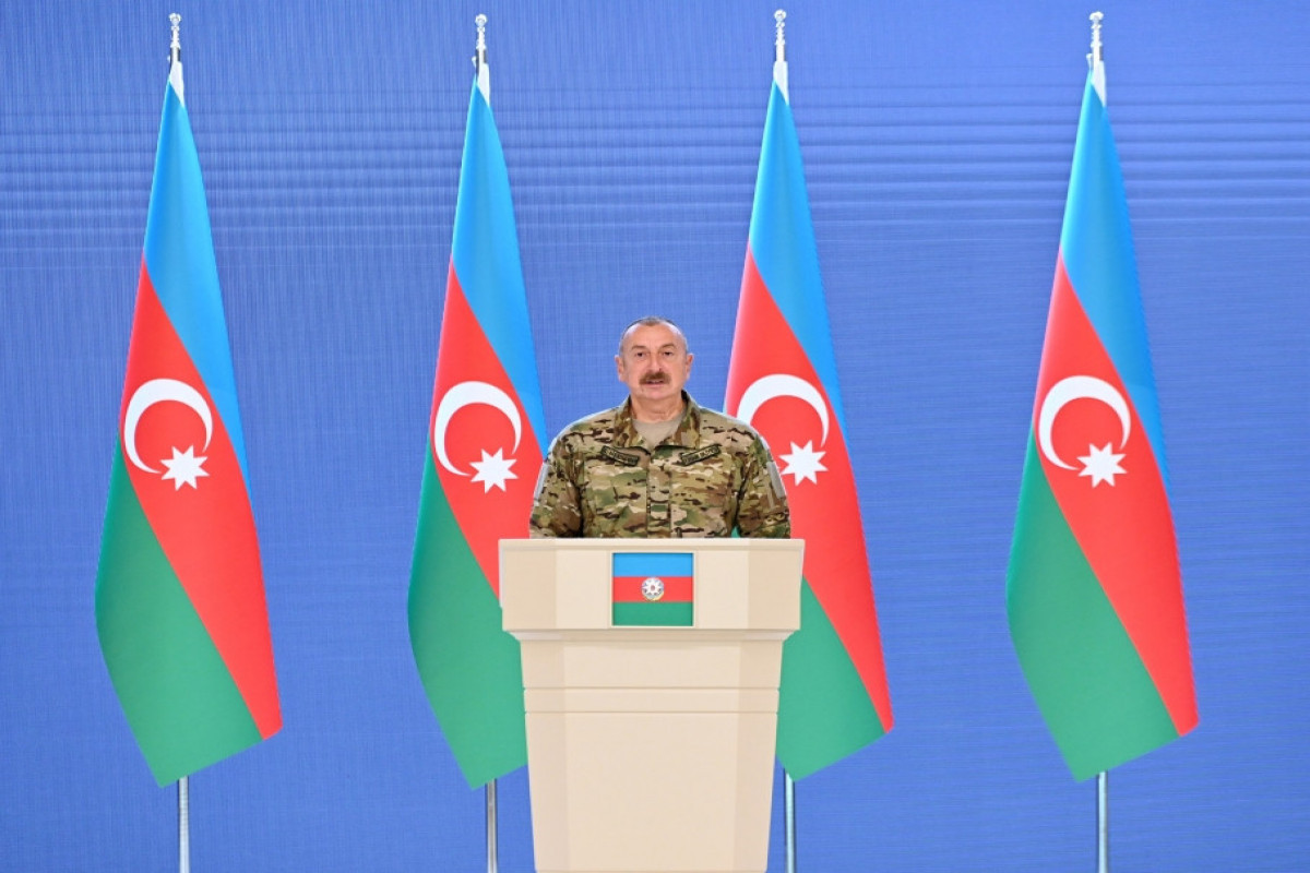 President Ilham Aliyev met with leadership and a group of military personnel of Azerbaijani Army on Armed Forces Day-UPDATED 