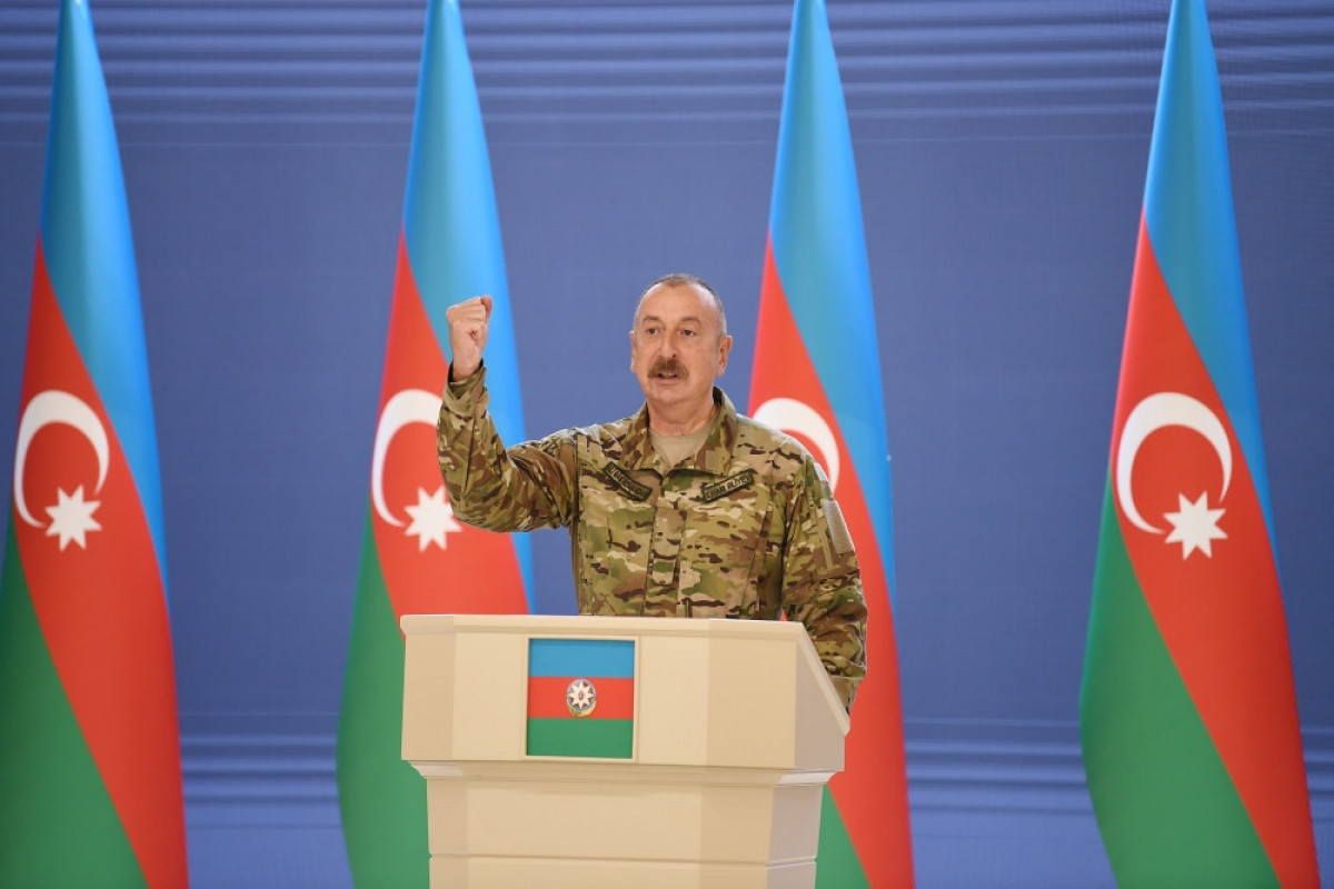 President Ilham Aliyev met with leadership and a group of military personnel of Azerbaijani Army on Armed Forces Day-UPDATED 