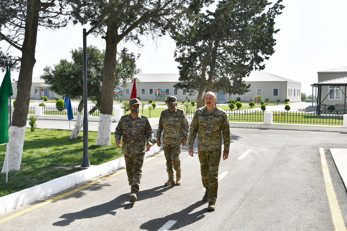 President Ilham Aliyev viewed conditions created at new military camp of Air Force of Defense Ministry-PHOTOLENT -VIDEO -UPDATED 