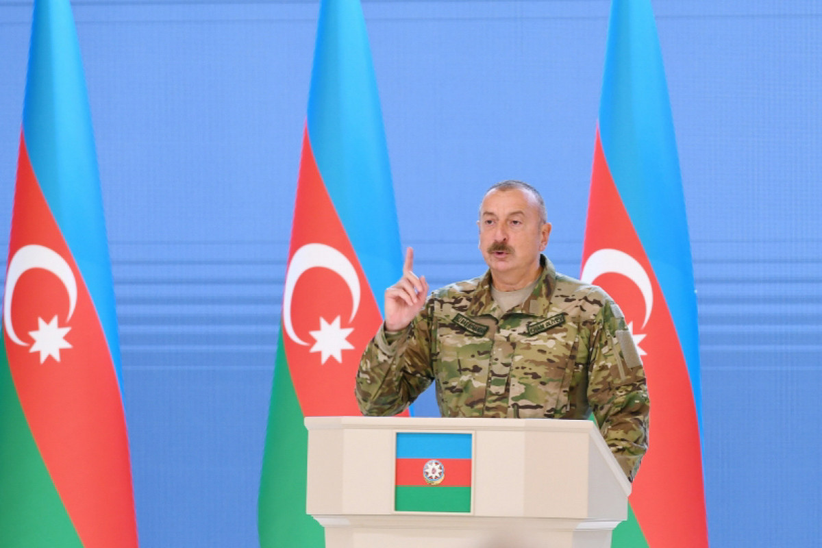 Ильхам Алиев: Отныне Армения будет жить как страна, потерпевшая поражение