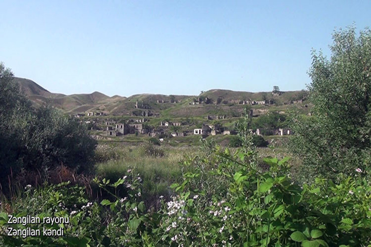 Azerbaijani MoD releases video footage of the Zangilan village of the Zangilan region-VIDEO 