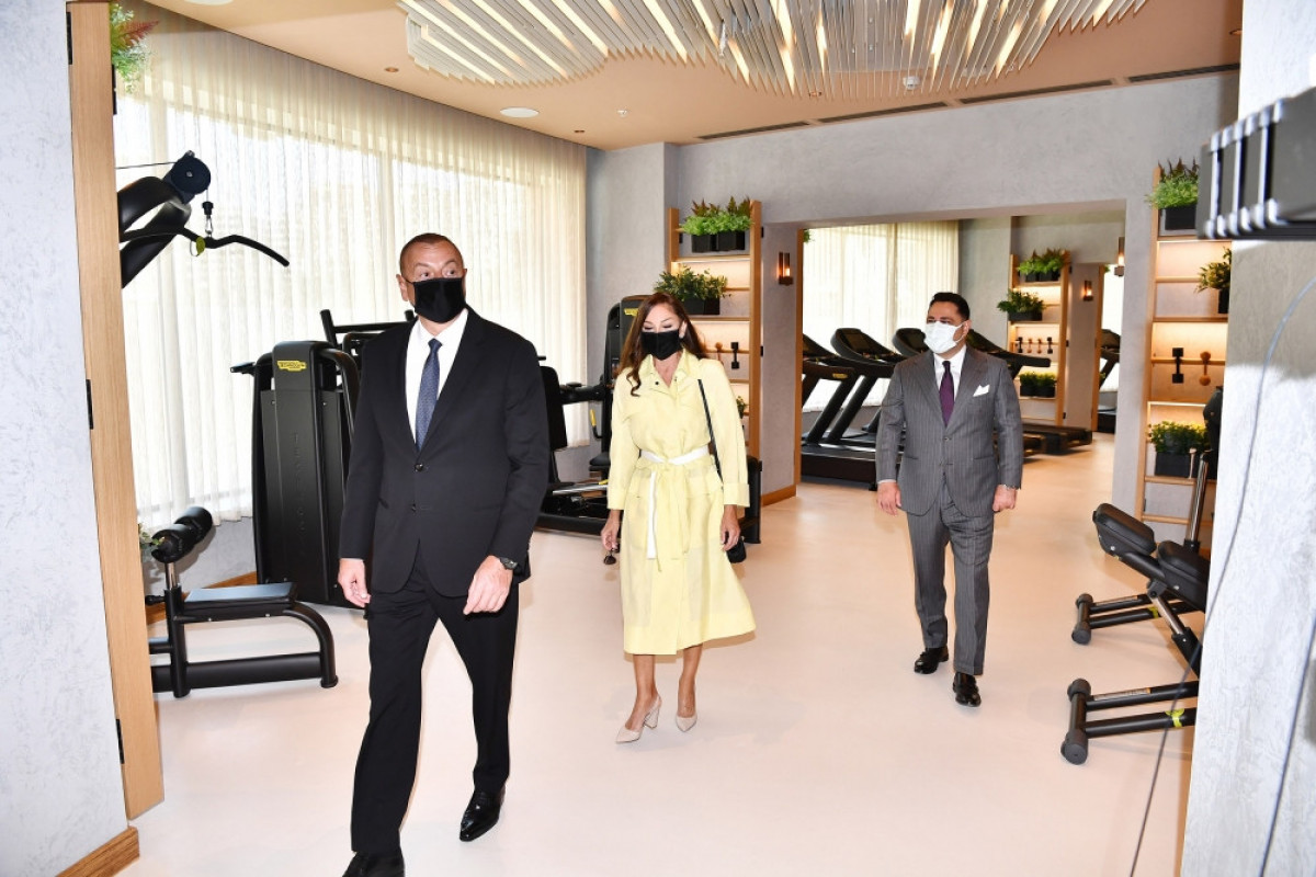 President Ilham Aliyev attended opening of Courtyard by Marriott Baku hotel
