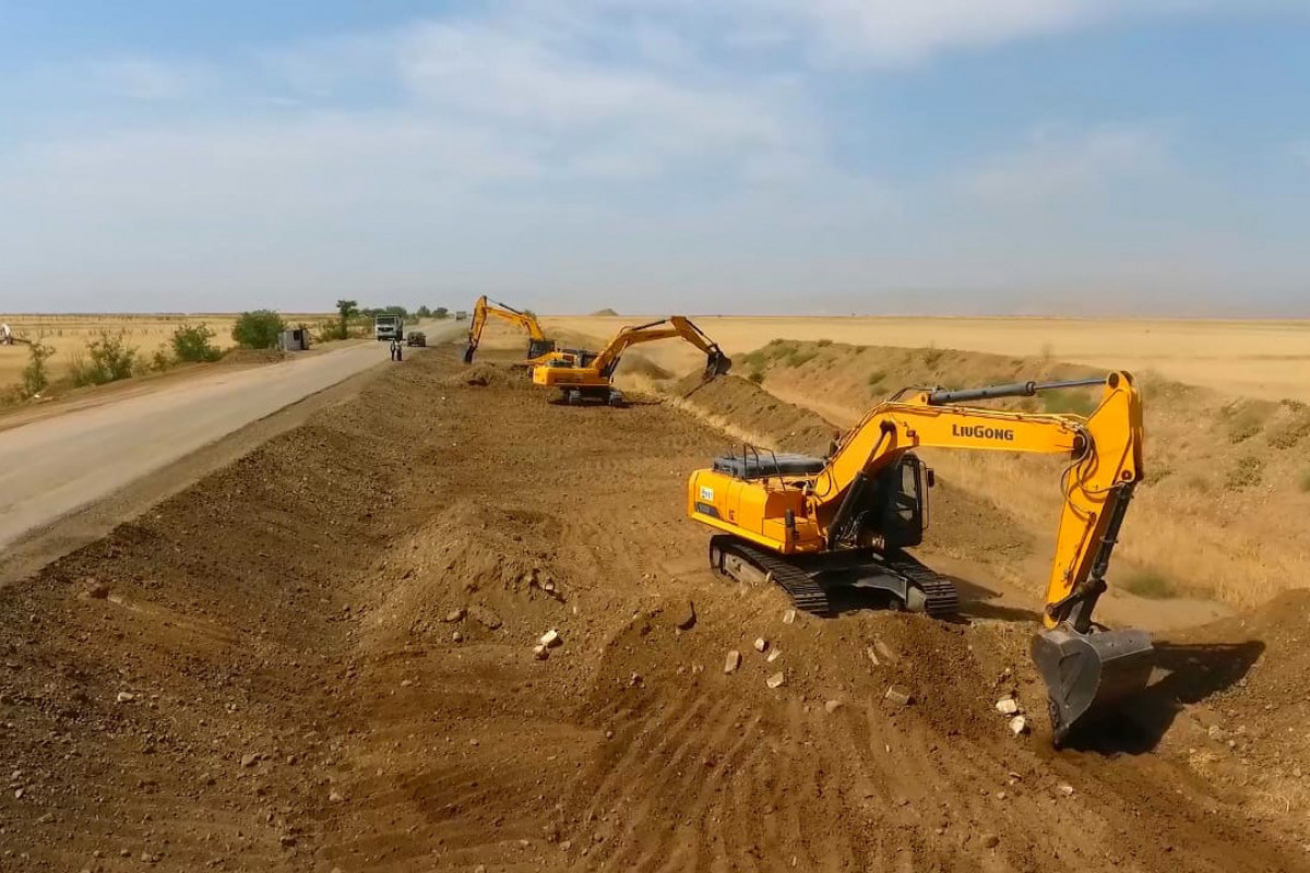 Construction of Barda-Aghdam highway being continued-PHOTO 