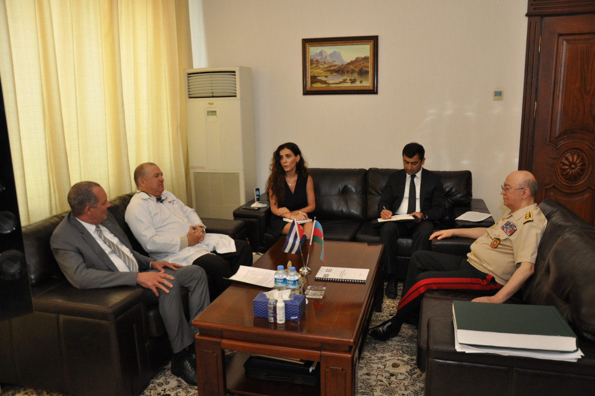 Minister of Emergency Situations of Azerbaijan met with Cuban ambassador-PHOTO 