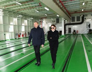 Prezident “Akademik Zərifə Əliyeva” gəmisinin suya salınması və ilk “Ro-Pax” tipli gəmi-bərənin istismara verilməsi mərasimində iştirak edib - YENİLƏNİB
