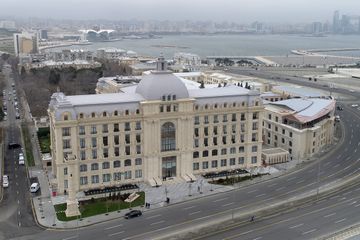 Prezident İlham Əliyev “Azərbaycan Xəzər Dəniz Gəmiçiliyi”nin yeni inzibati binasının açılışında iştirak edib  - YENİLƏNİB