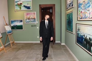Prezident İlham Əliyev “Azərbaycan Xəzər Dəniz Gəmiçiliyi”nin yeni inzibati binasının açılışında iştirak edib  - YENİLƏNİB