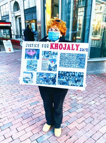 Bostonda Xocalı soyqırımı ilə bağlı "səssiz"  aksiya keçirilib