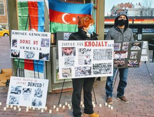 Bostonda Xocalı soyqırımı ilə bağlı "səssiz"  aksiya keçirilib