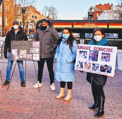 Bostonda Xocalı soyqırımı ilə bağlı "səssiz"  aksiya keçirilib