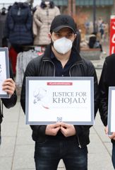 Strasburqun Kleber meydanında Xocalı soyqırımı ilə bağlı aksiya keçirilib
