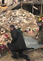 Ukrayna səfiri Gəncədə Ermənistanın atəşə tutduğu ərazidə olub - YENİLƏNİB - FOTO