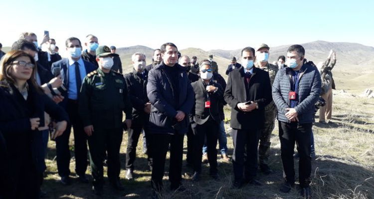 Началась поездка представителей дипкорпуса на освобожденные от оккупации территории Азербайджана