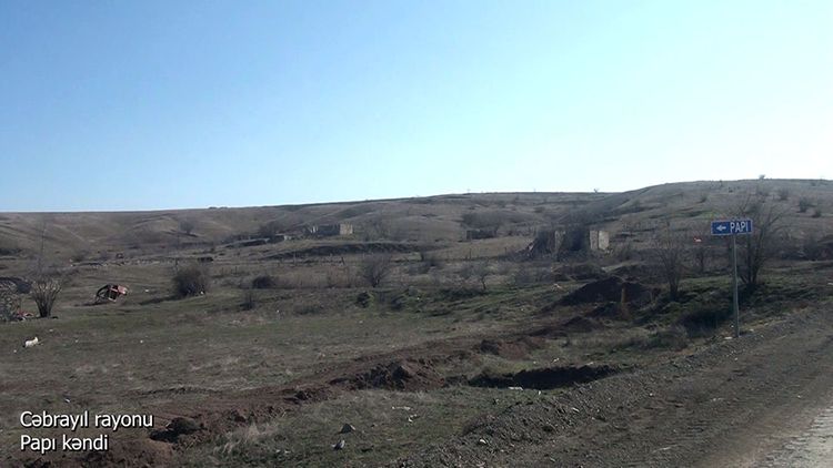Azerbaijani MoD releases video footage of the Papi village of the Jabrayil region - VIDEO