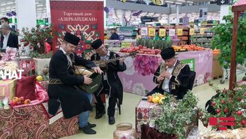 Moskvada növbəti "Azərbaycan nemətləri" stendi açılıb - FOTO