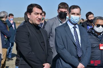 Diplomatik korpus nümayəndələrinin Azərbaycanın işğaldan azad edilmiş ərazilərinə səfəri başlayıb - FOTO