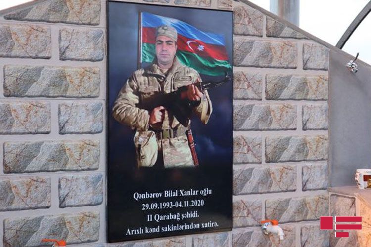 Gürcüstanda Vətən müharibəsi şəhidinin xatirəsi əbədiləşdirilib - FOTO