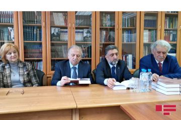 Moskvada “Azərbaycan-Turanın mirvarisi” monoqrafiya-antologiyasının təqdimatı keçirilib - FOTO