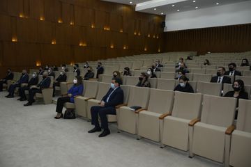 YAP-ın Sədr müavini - Mərkəzi Aparatın rəhbəri Tahir Budaqov kollektivə təqdim olunub
