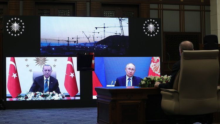 Erdogan: “Results of Russian-Turkish dialogue are seen in many fields from Libya to Nagorno-Karabakh”