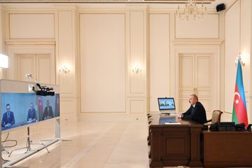 Prezident İlham Əliyev Macarıstanın xarici işlər və ticarət nazirini videoformatda qəbul edib - YENİLƏNİB