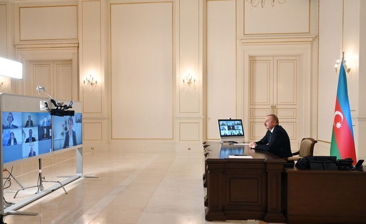 President Ilham Aliyev received in a video format new president of European Bank for Reconstruction and Development - UPDATED