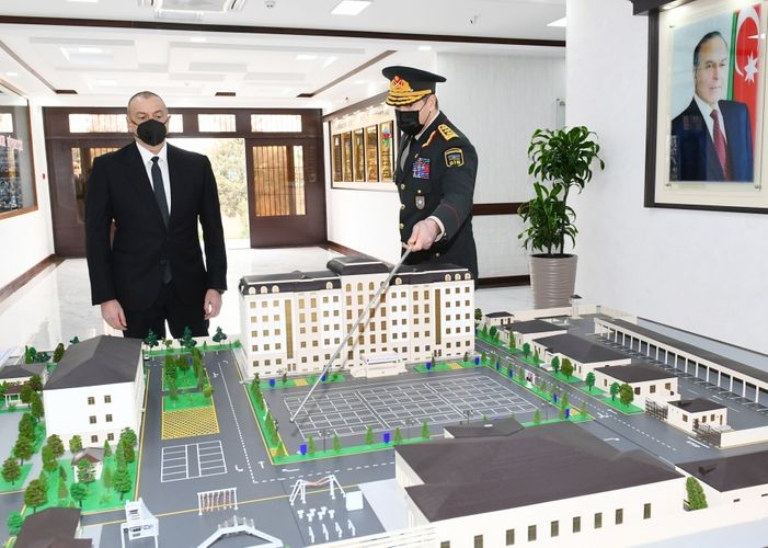 President, Commander-in-Chief Ilham Aliyev inaugurated newly-built military unit of Internal Troops of Ministry of Internal Affairs - UPDATED