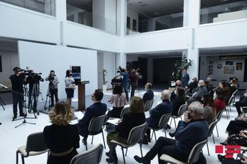 "İfaçılıq sənətində Azərbaycan dilinin düzgün tətbiqi" mövzusunda tədbir keçirilib - FOTO