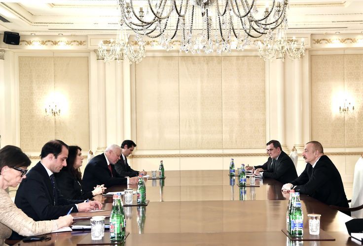 Президент Ильхам Алиев принял делегацию во главе с действующим председателем ОБСЕ - ОБНОВЛЕНО