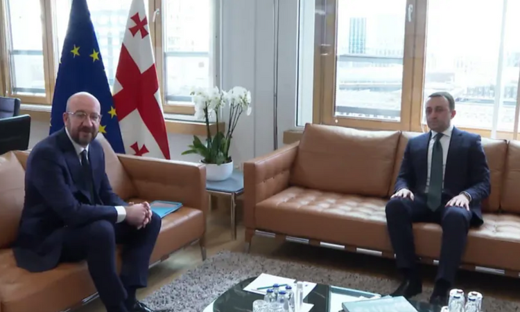 Премьер-министр Грузии встретился с Шарлем Мишелем